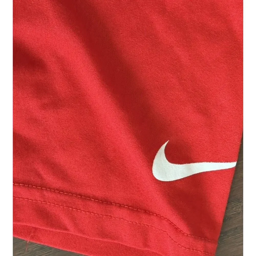 Nike Dri-Fit Kansas City Chiefs Shout Out Shirt Mens XL Red NFL Short Sleeve
